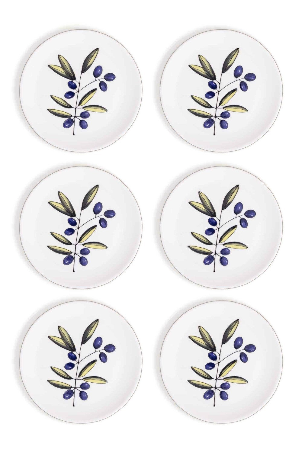Olivos Servis Tabağı 6'lı Set, 26 Cm - 2