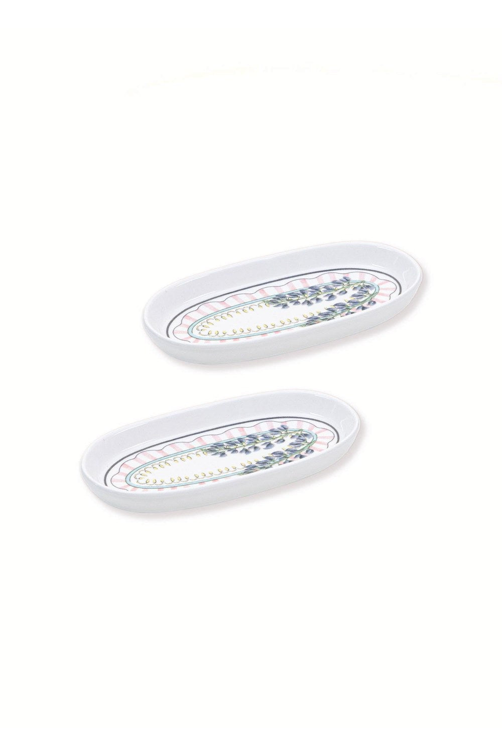 Spring Oval Servis Tabağı 2'li, 17 Cm - 2