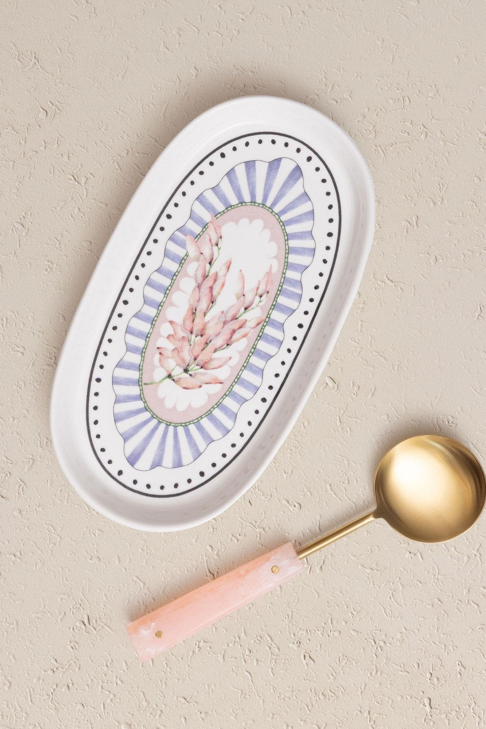 Spring Oval Servis Tabağı 2'li, 29 Cm - 0