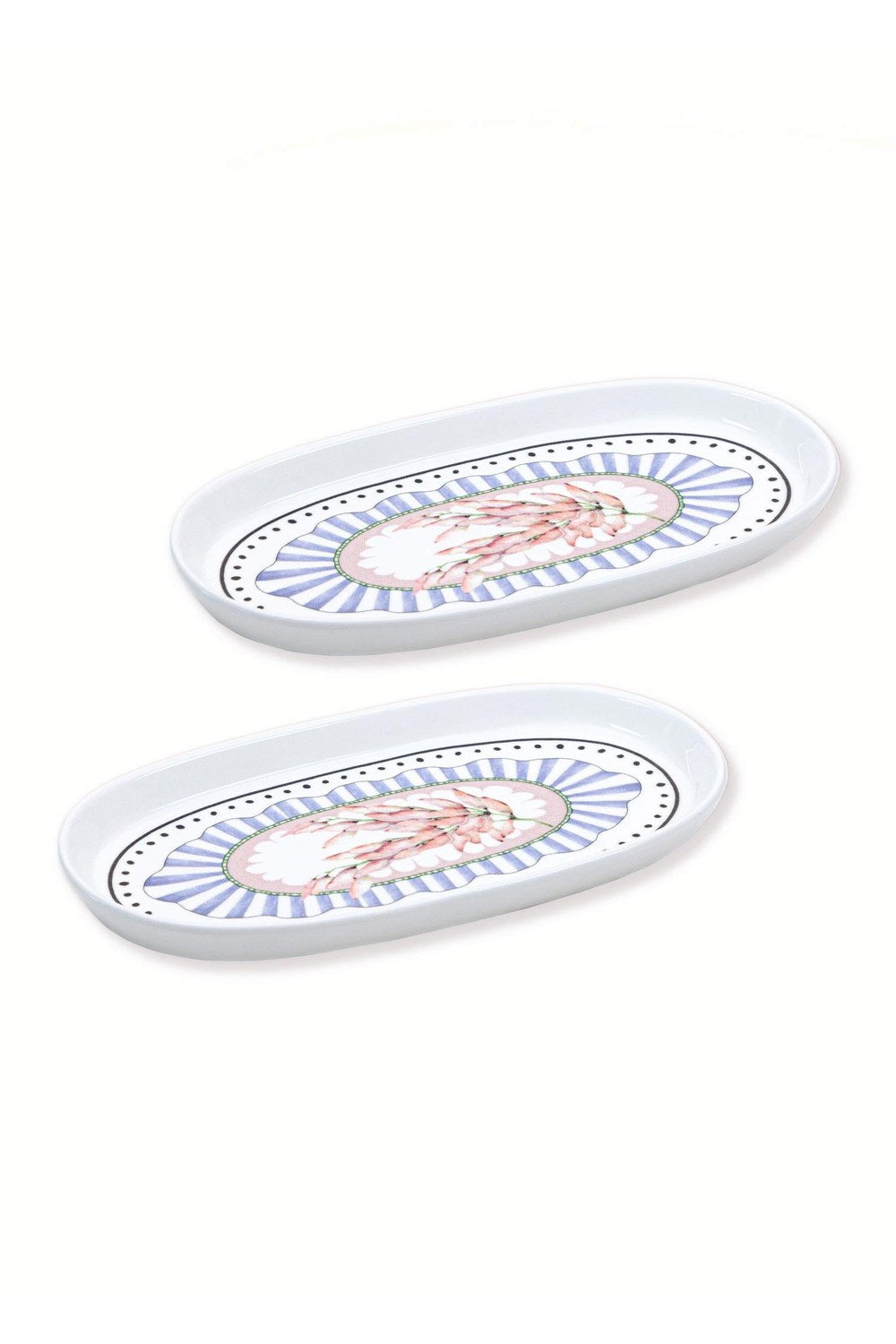 Spring Oval Servis Tabağı 2'li, 29 Cm - 1
