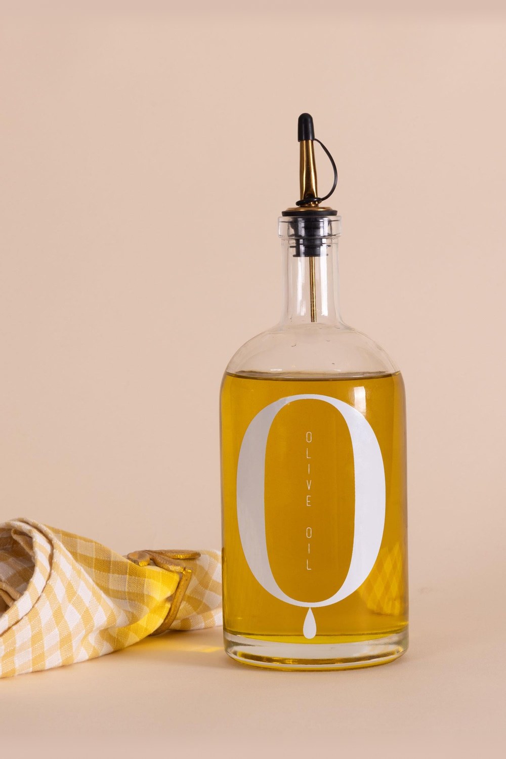 Cam Zeytinyağı Şişesi Yağlık 1000 Ml - 0