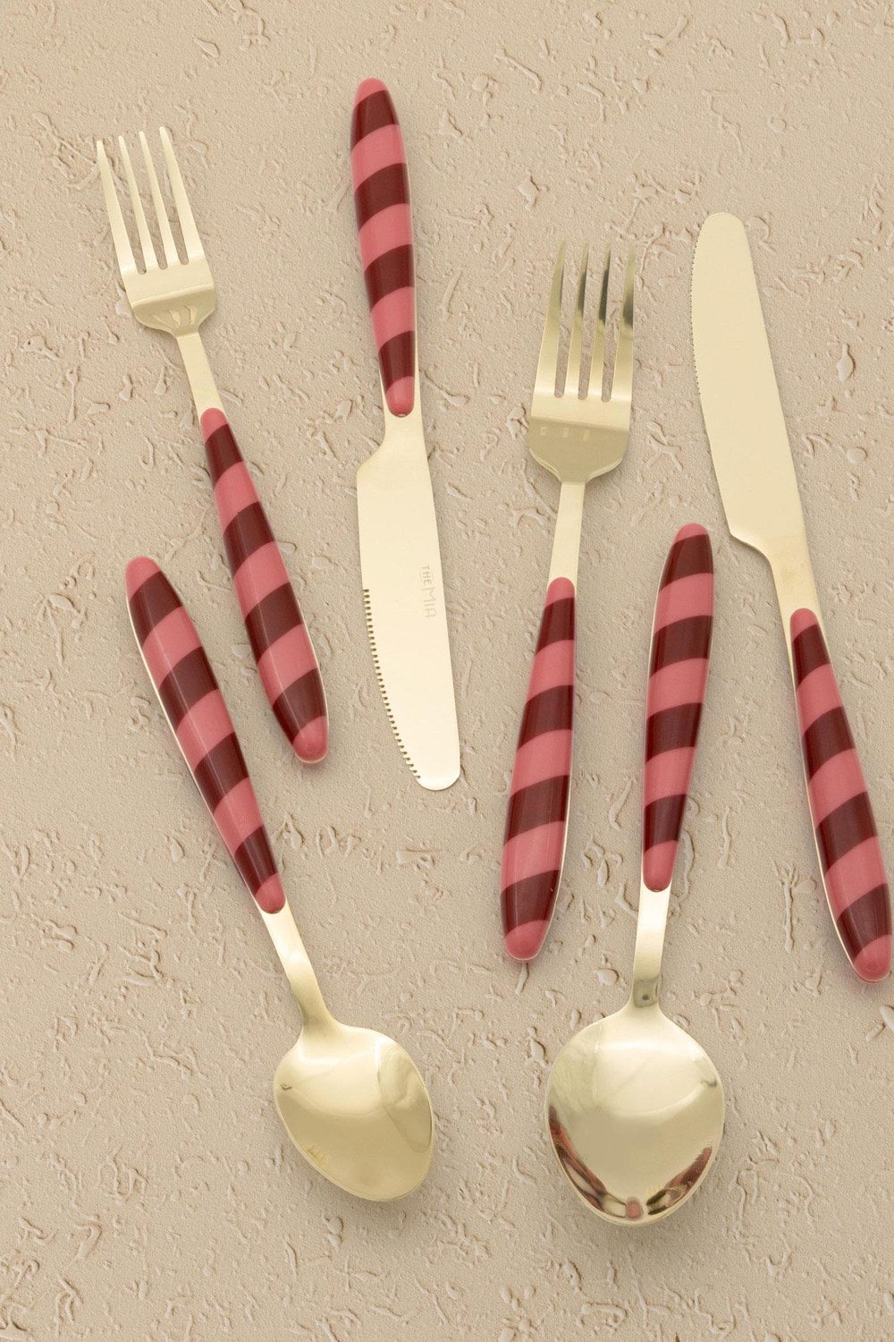 Joy Çatal Kaşık Bıçak Takımı, Pembe Gold, 36 Parça - 1