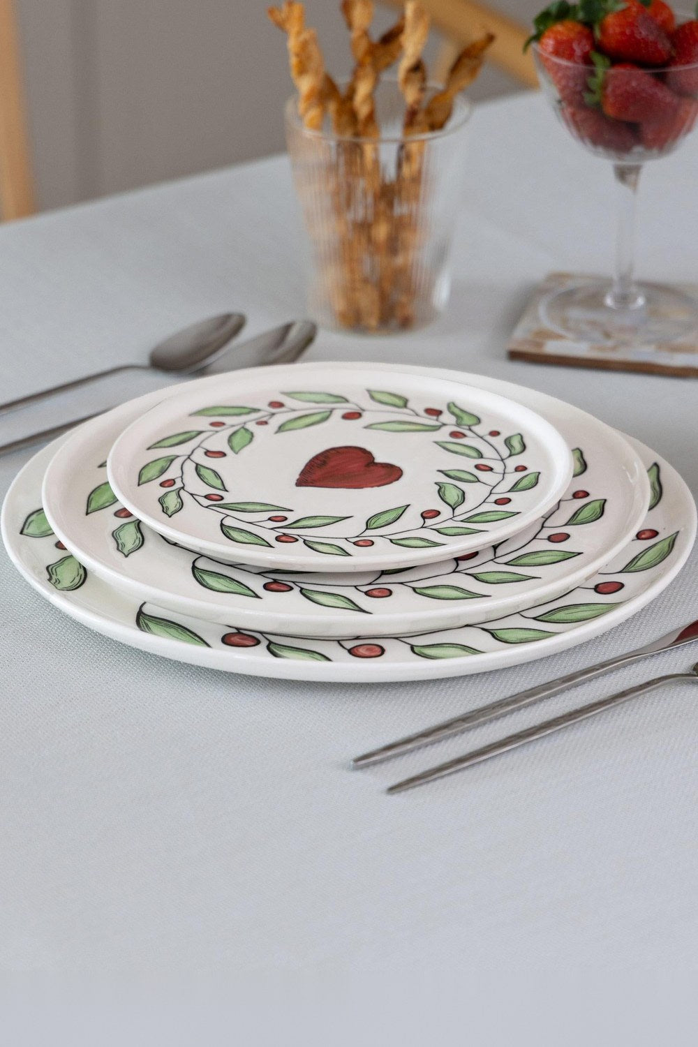 Luv Pasta Tabağı 6'lı Set, 19 Cm - 2