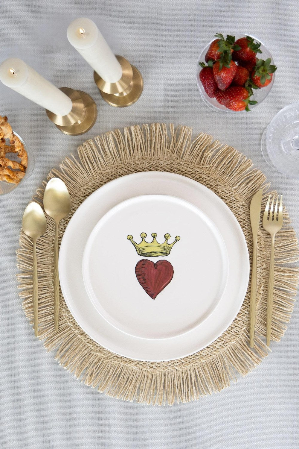 Luv Servis Tabağı 6'lı Set, 26 Cm - 1