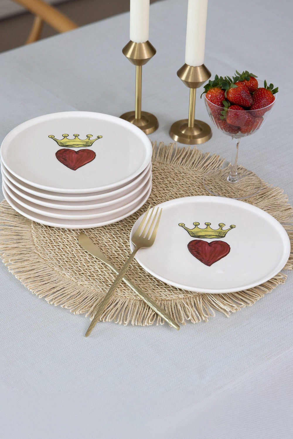 Luv Servis Tabağı 6'lı Set, 26 Cm - 2
