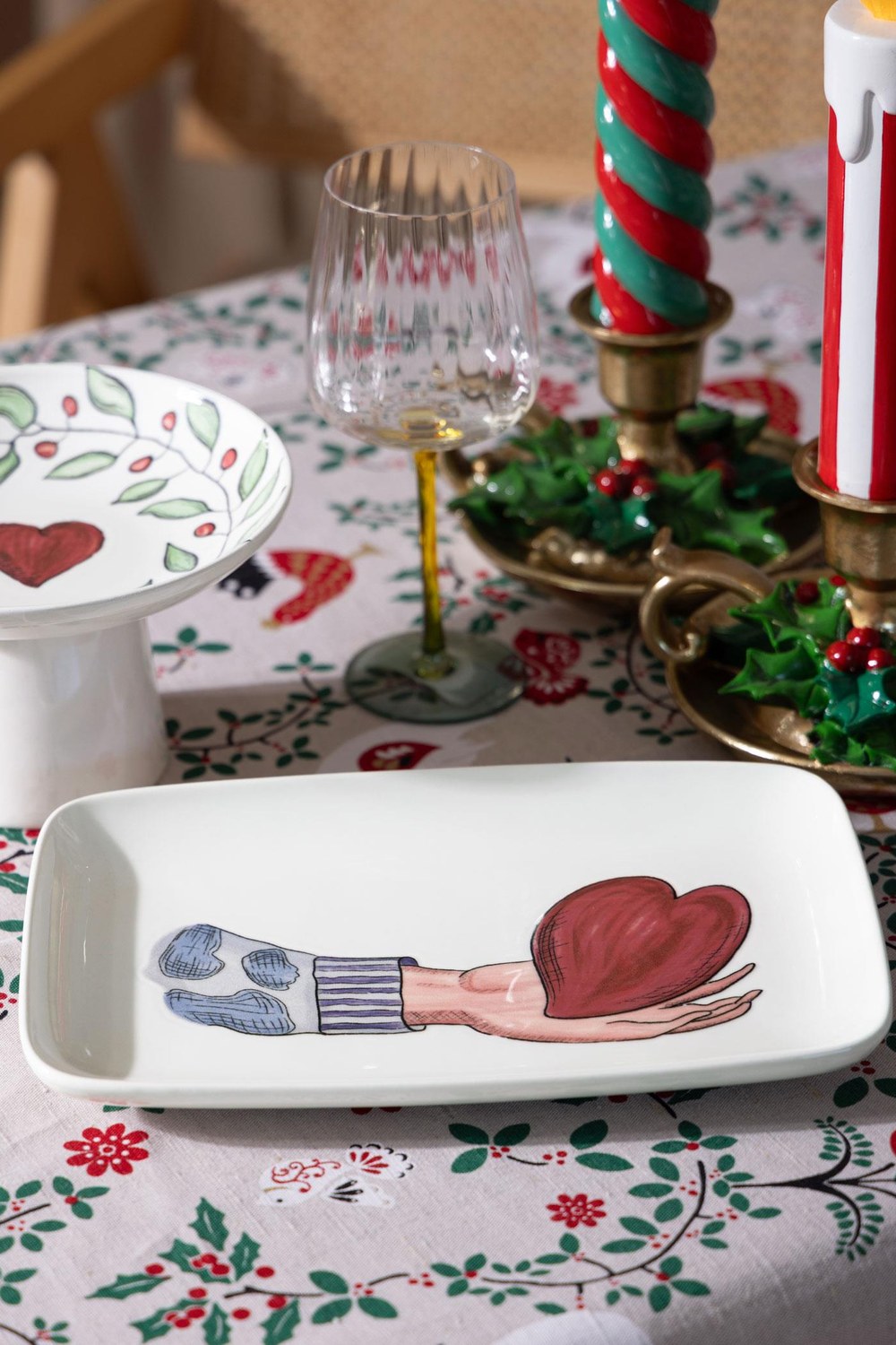 Luv Dikdörtgen Servis Tabağı 31x20 Cm - 1