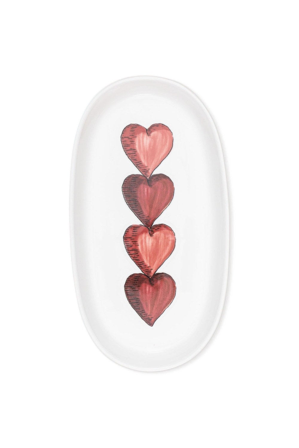 Luv Oval Servis Tabağı 2'li Set, 23 Cm - 4