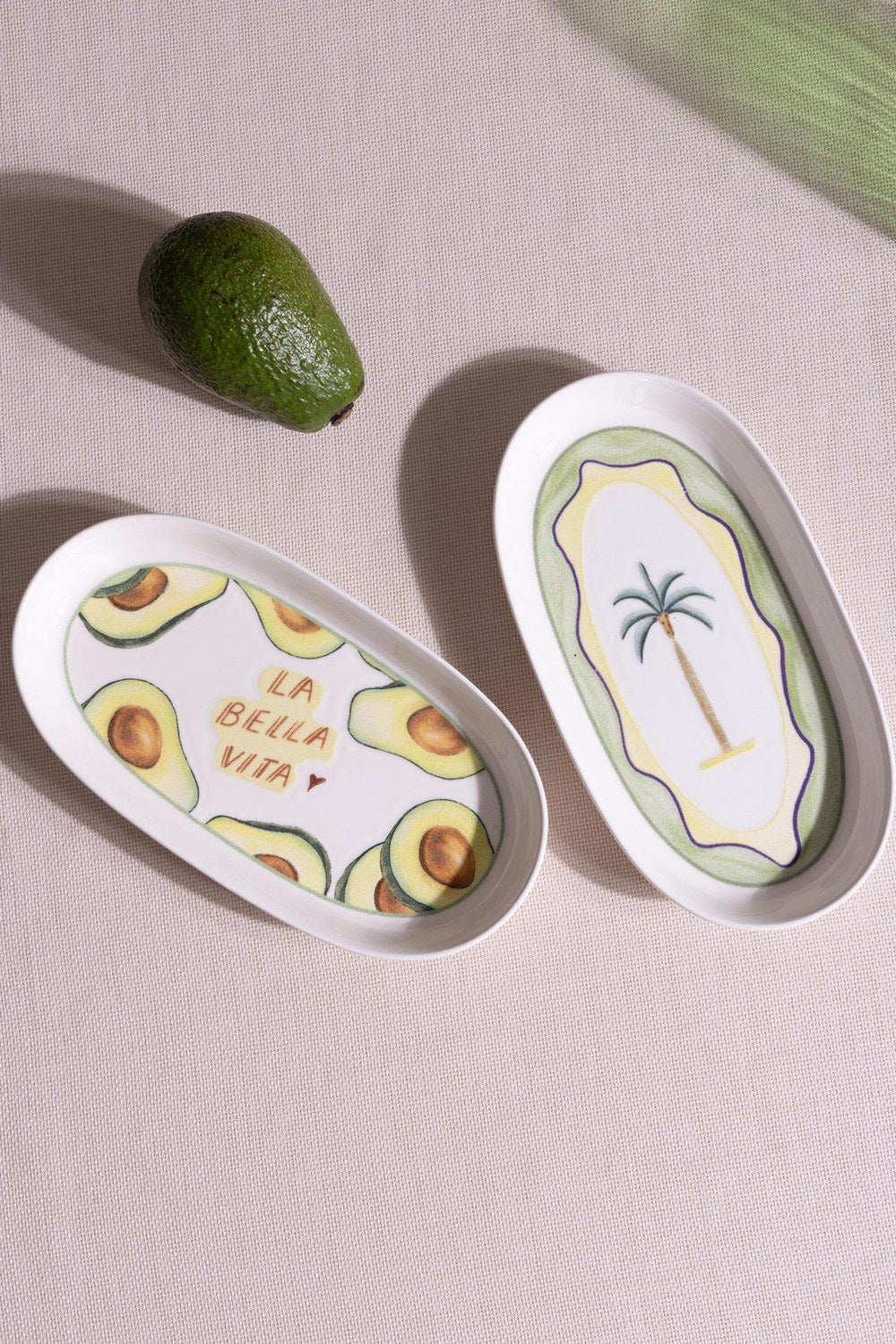 Italian Summer Oval Servis Tabağı 2'li, 23 Cm - 2