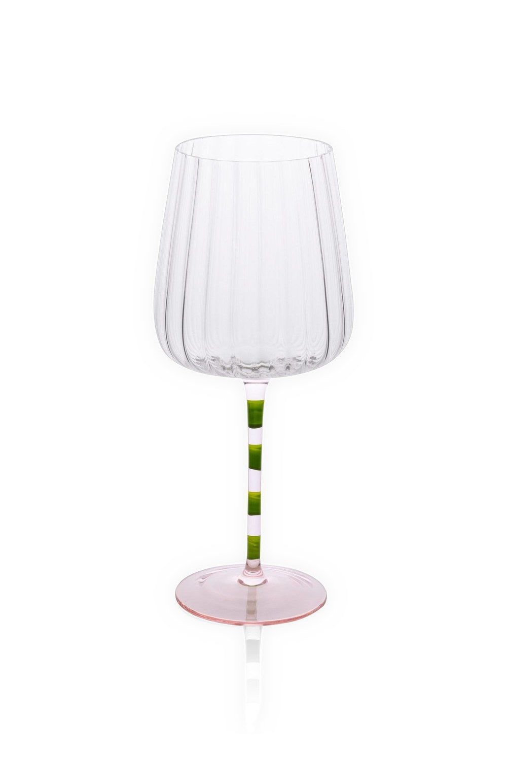Renkli Şarap Kadehi, Pembe & Yeşil, 600 Ml - 2
