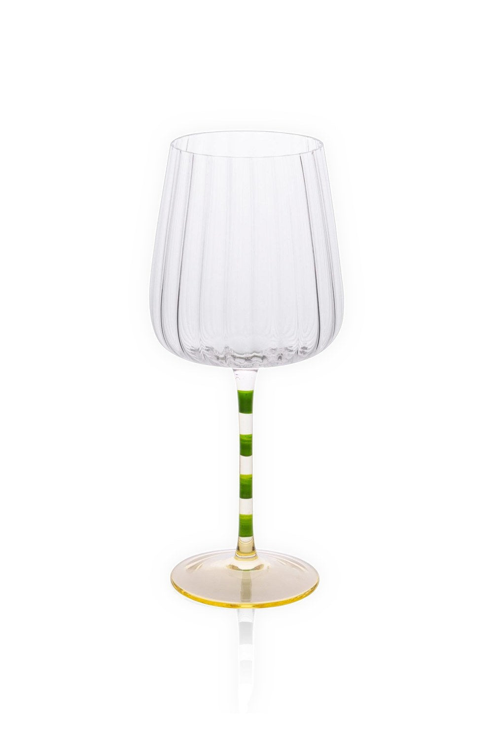 Renkli Şarap Kadehi, Yeşil & Sarı, 600 Ml - 2