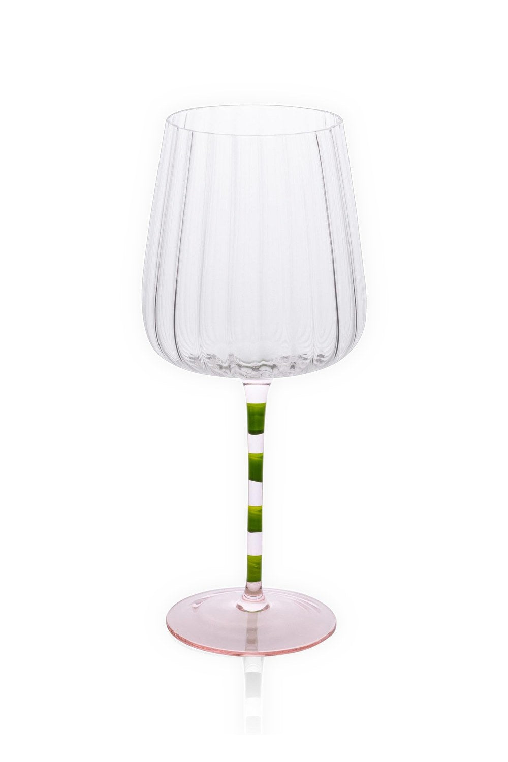 Renkli Şarap Kadehi, Pembe & Yeşil, 500 Ml - 2