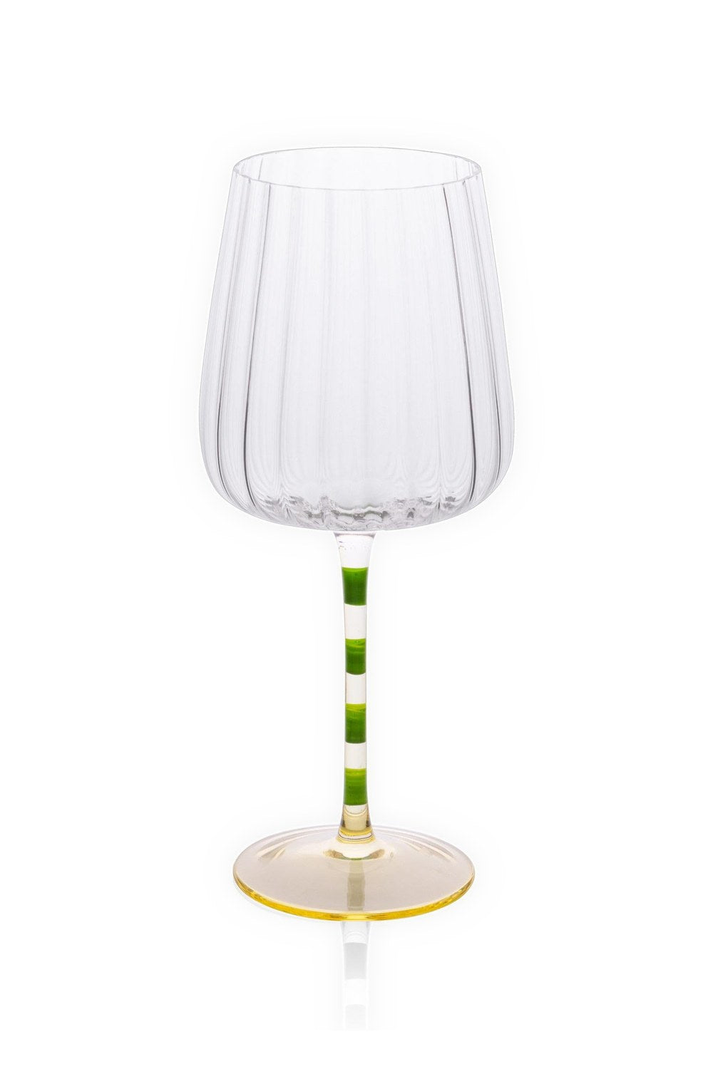 Renkli Şarap Kadehi, Yeşil & Sarı, 500 Ml - 2