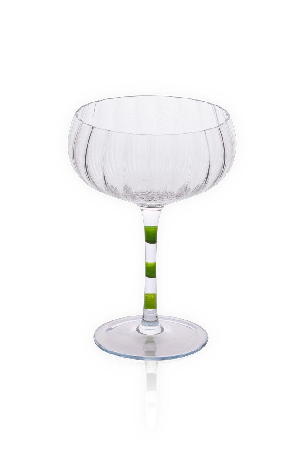 Ayaklı Cam Dondurma Kasesi, Mor & Yeşil, 240 Ml - 2