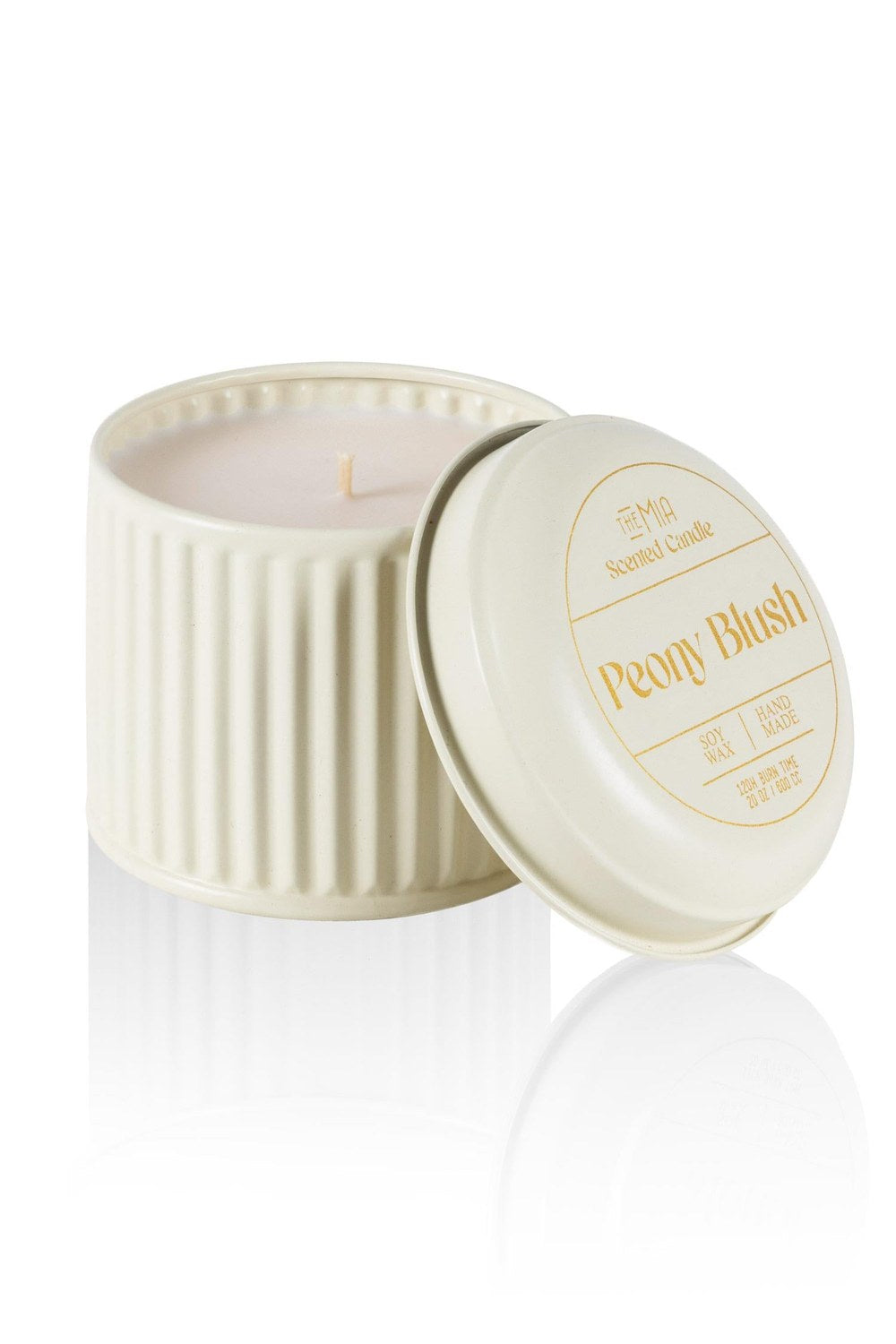 Calm Peony Blush Kokulu Mum, Krem, 600 Gr - 1
