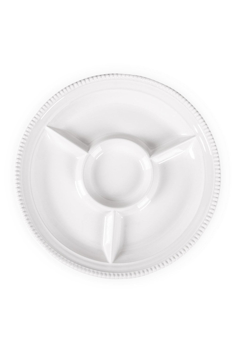 Grande Servis Tabağı Bölmeli, Beyaz, 39 Cm - 4