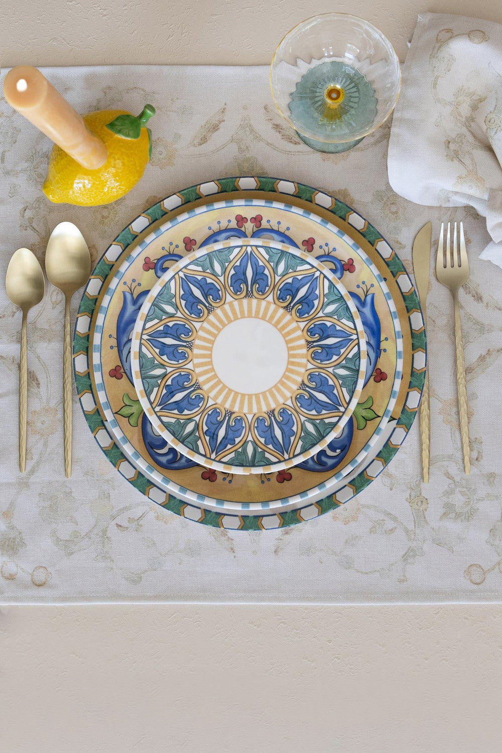 Limoncello Pasta Tabağı, 6'lı Set, 19 Cm - 4