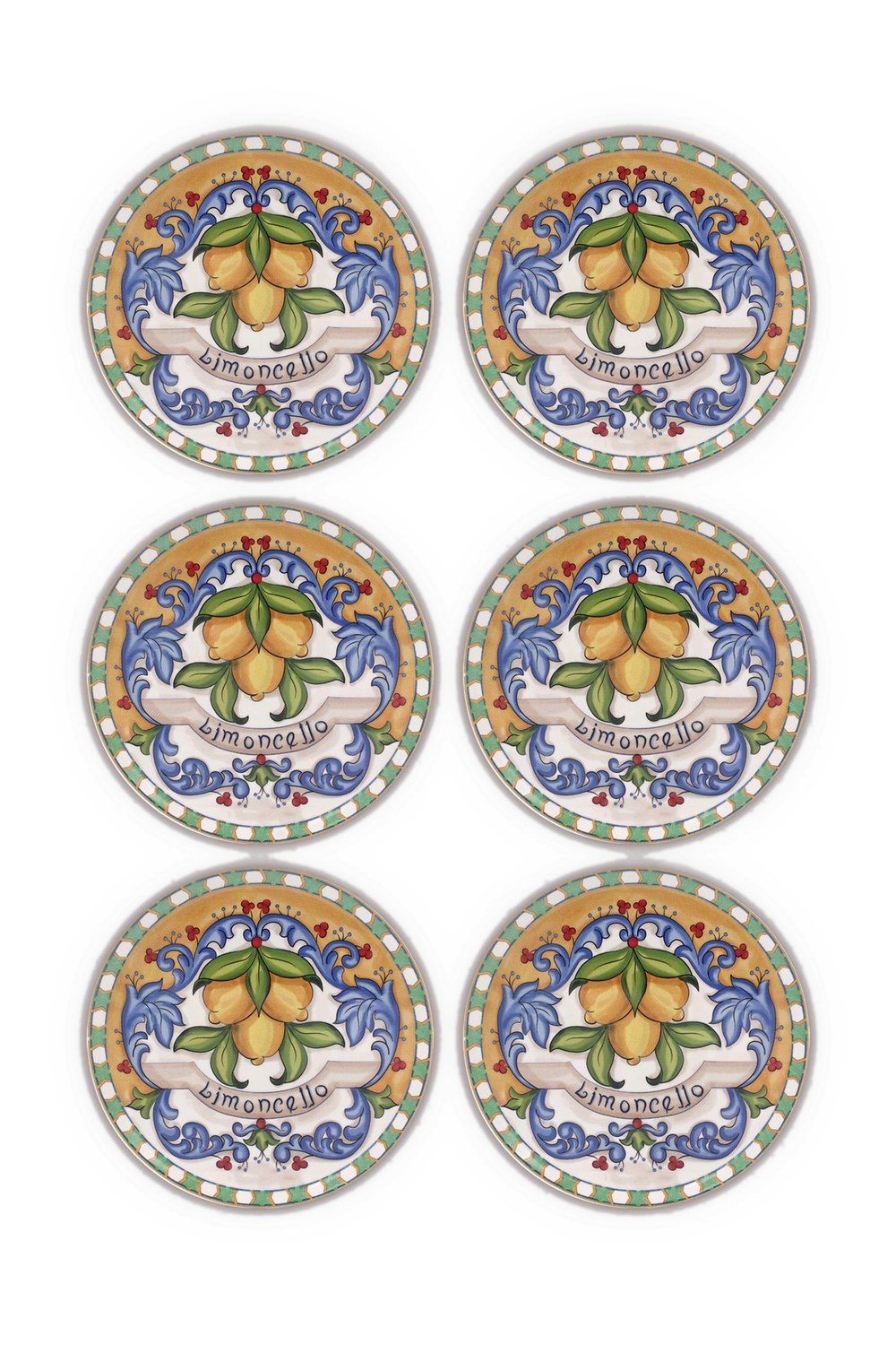 Limoncello Servis Tabağı, 6'lı Set, 30 Cm - 0