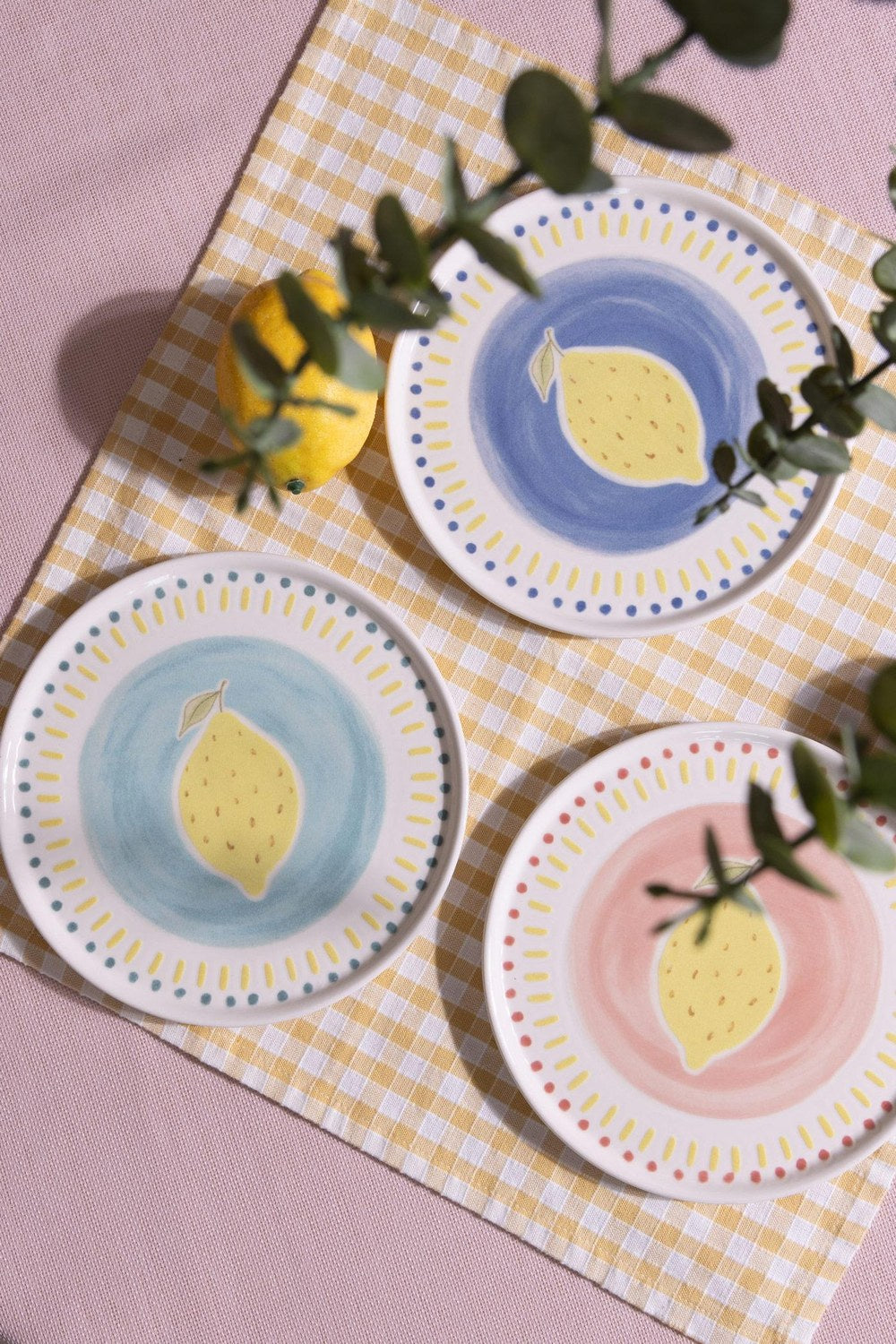 Italian Summer Pasta Tabağı, 6'lı Set, 19 Cm - 3