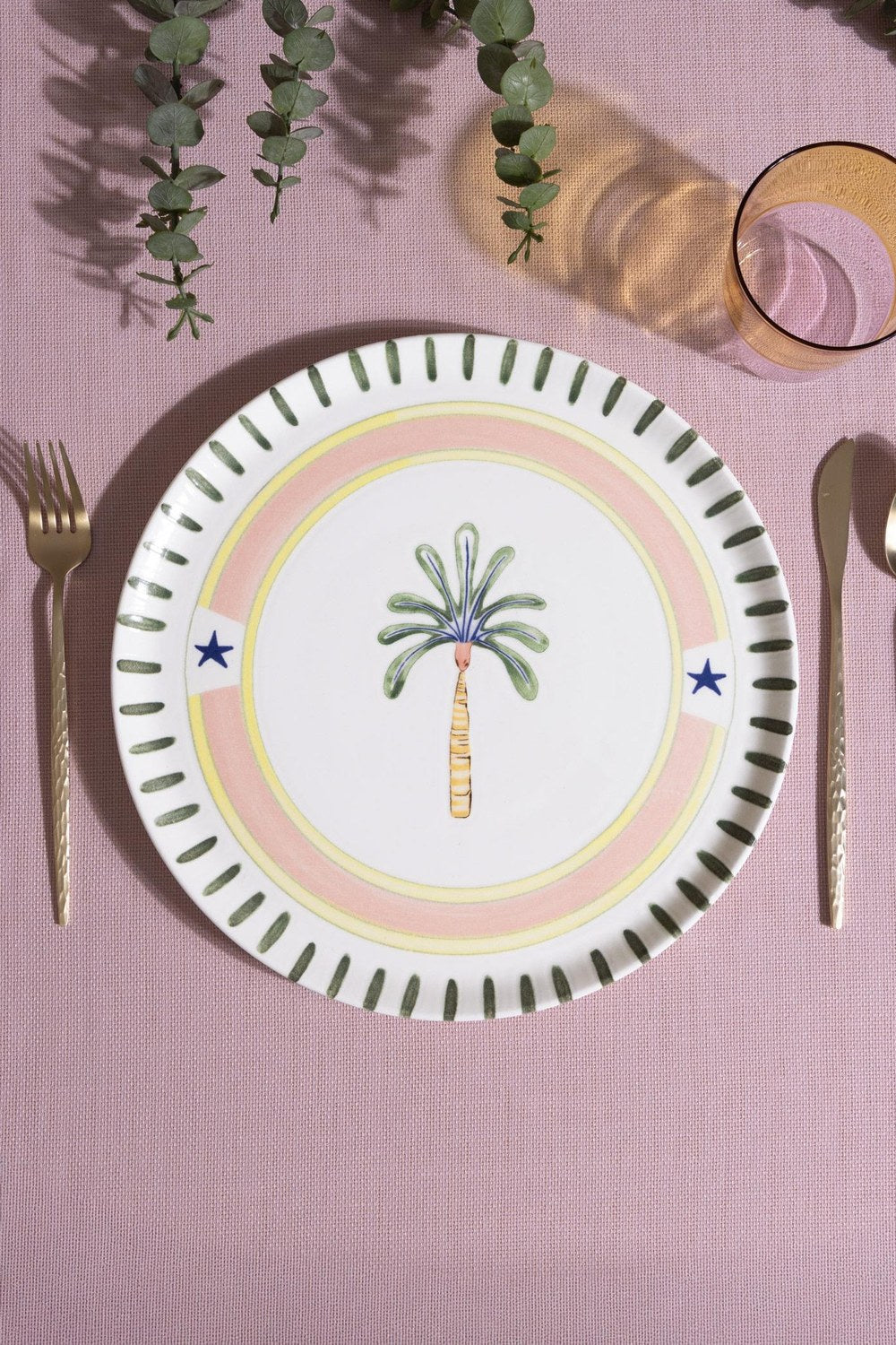 Italian Summer Palmiye Servis Tabağı, 31 Cm - 1