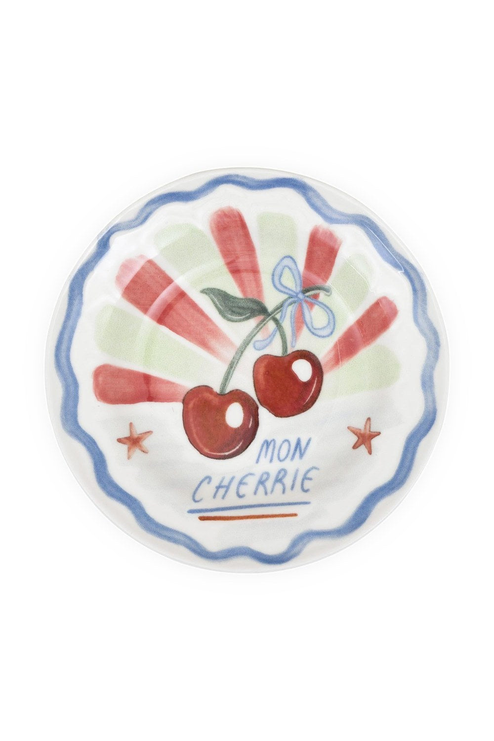 Italian Summer Mon Cherrie Yemek Tabağı, 2'li Set, 22 Cm - 2