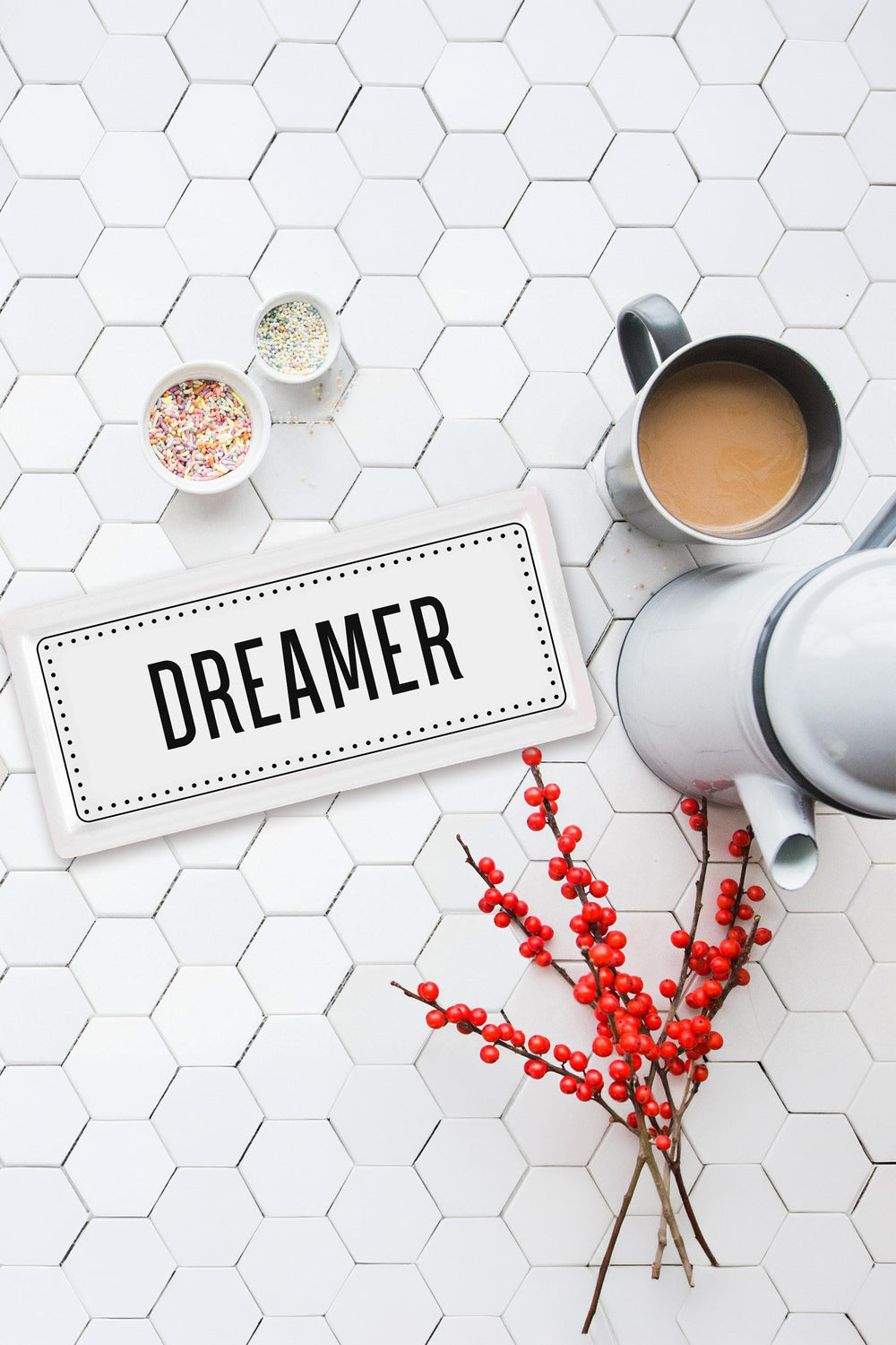 Dikdörtgen Servis Tabağı Dreamer - 35 X 16 Cm - 2