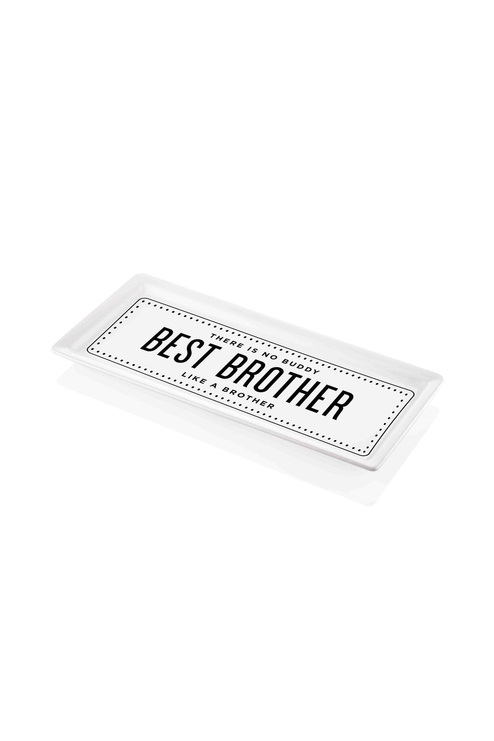 Dikdörtgen Servis Tabağı Best Brother - 35 X 16 Cm - 1