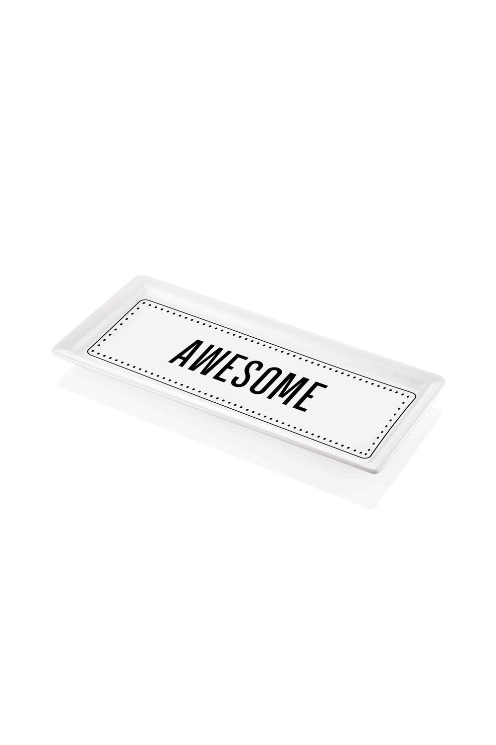 Dikdörtgen Servis Tabağı Awesome - 35 X 16 Cm - 1