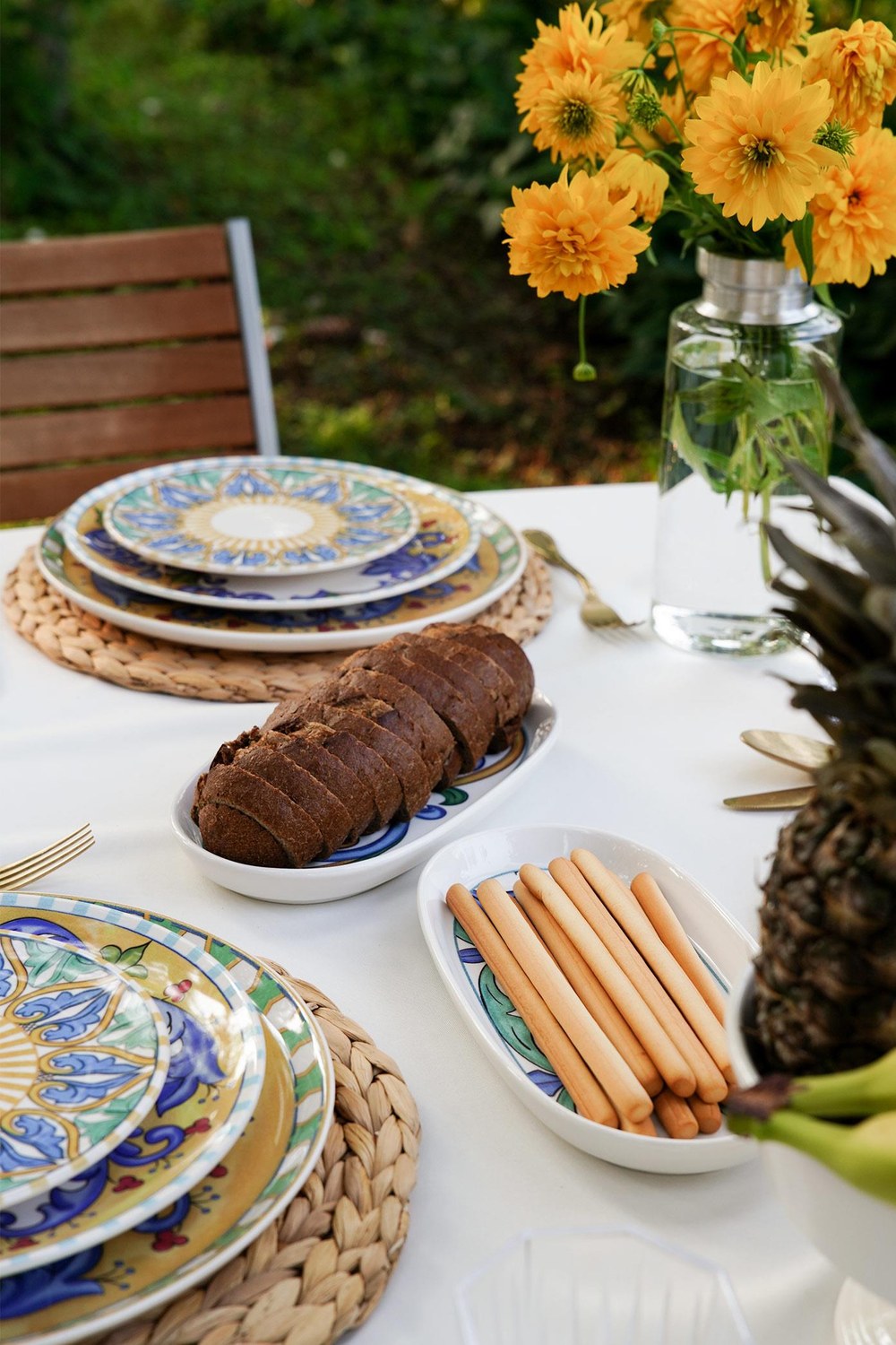 Limoncello Oval Servis Tabağı 2'li Set, Gri, 29 Cm - 1