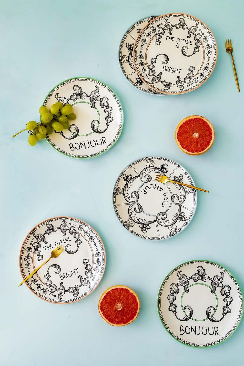 Bonjour Pasta Tabağı 6 Kişilik, 21 Cm - 3