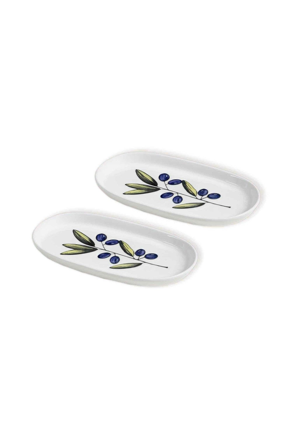 Olivos Oval Servis Tabağı 2'li, 23 × 14 Cm - 3