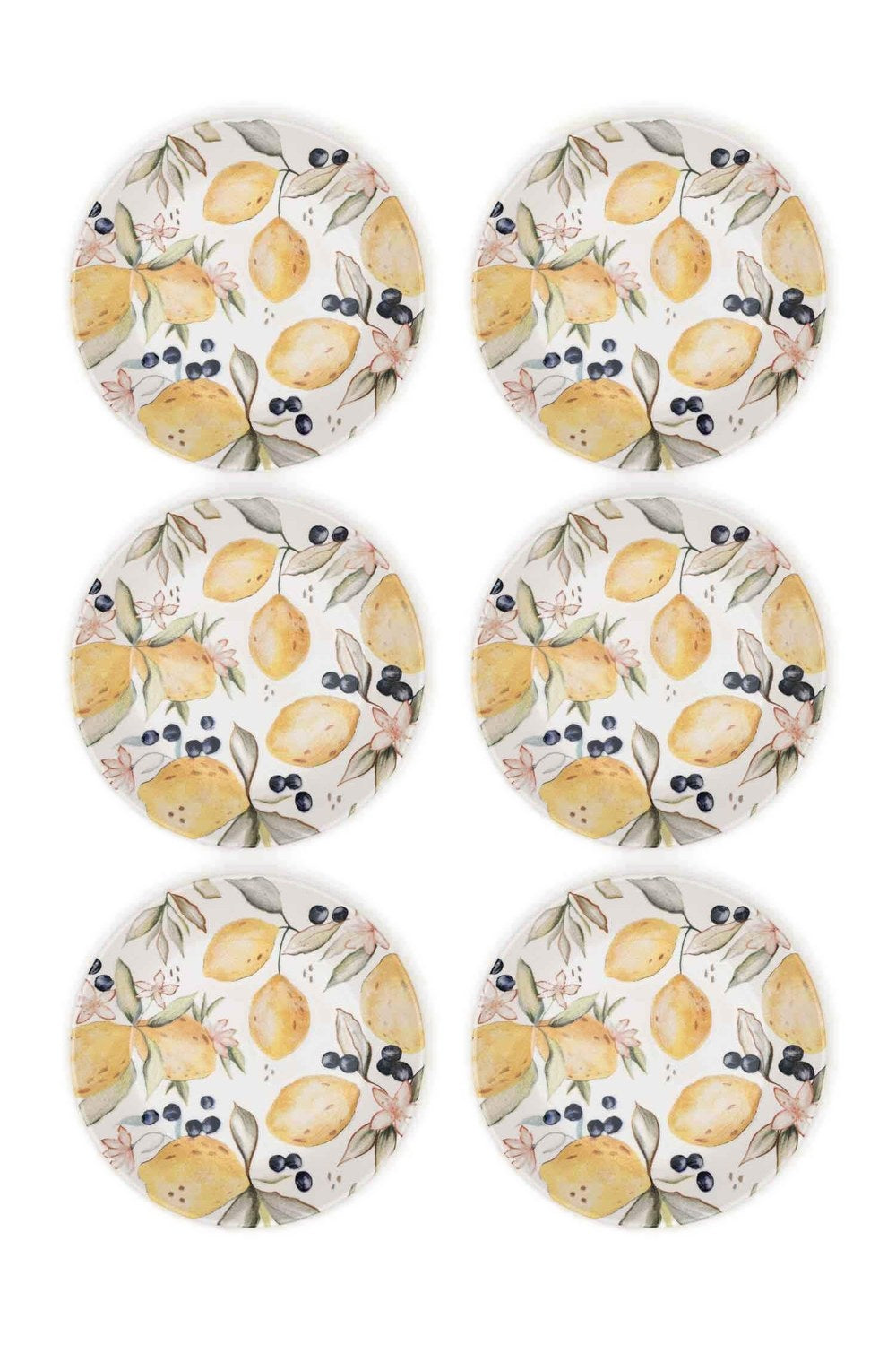 Limoncello Yemek Tabağı 6'lı Set, 20 Cm - 2
