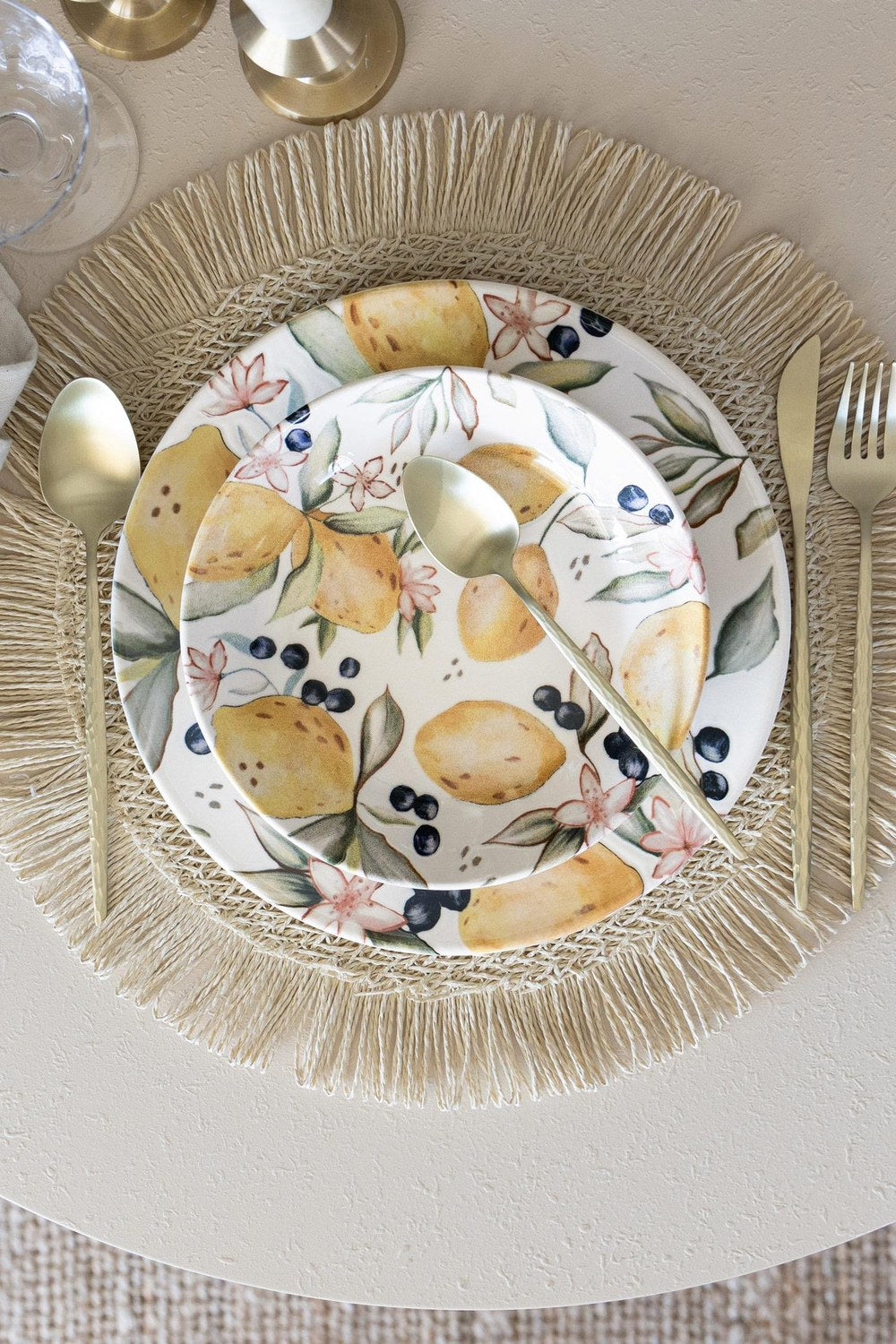 Limoncello Yemek Tabağı 6'lı Set, 20 Cm - 4