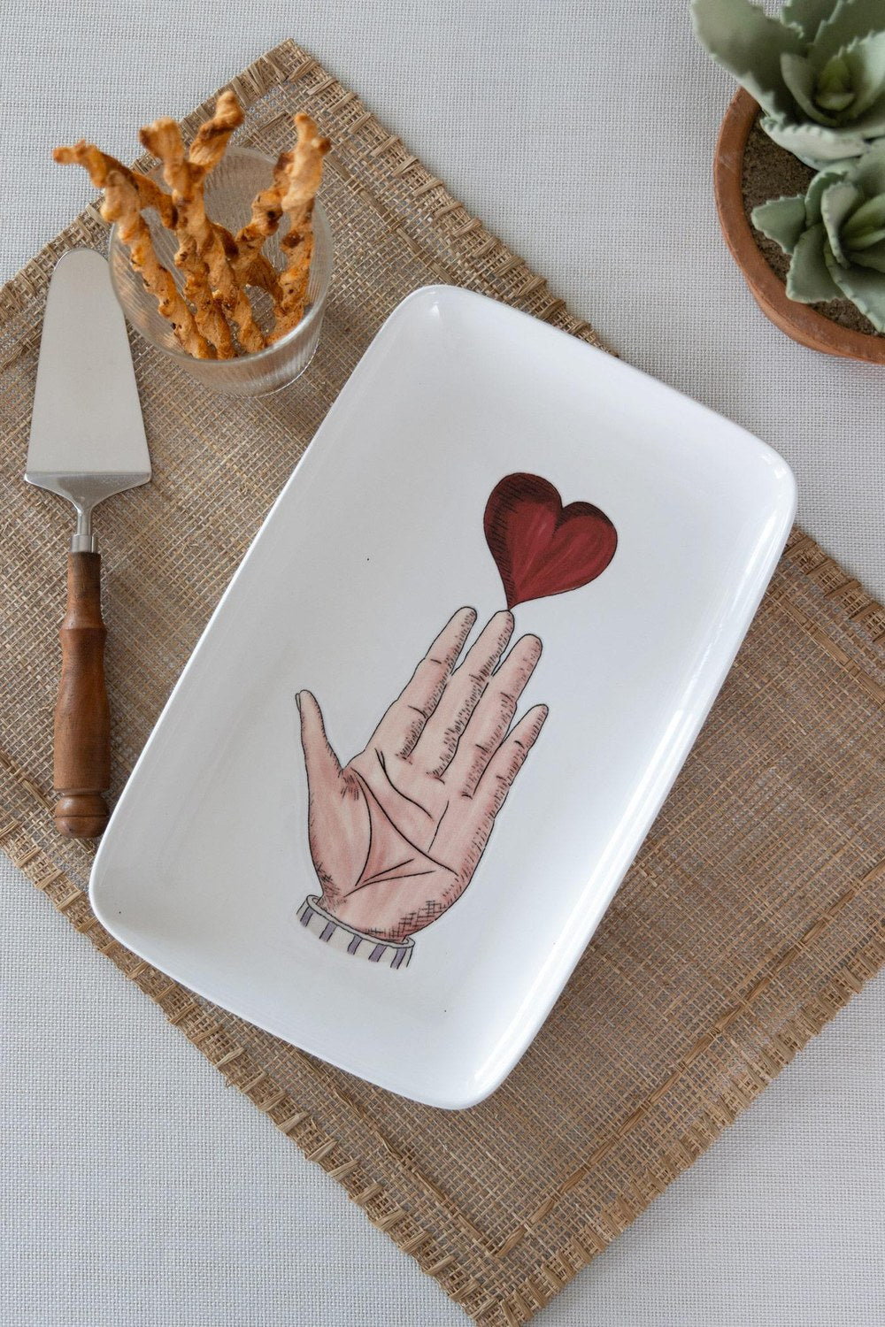 Luv Dikdörtgen Servis Tabağı 31x20 Cm - 3