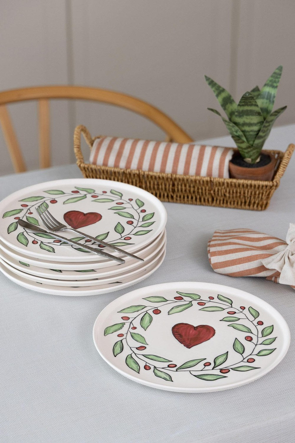 Luv Servis Tabağı 6'lı Set, 26 Cm - 0