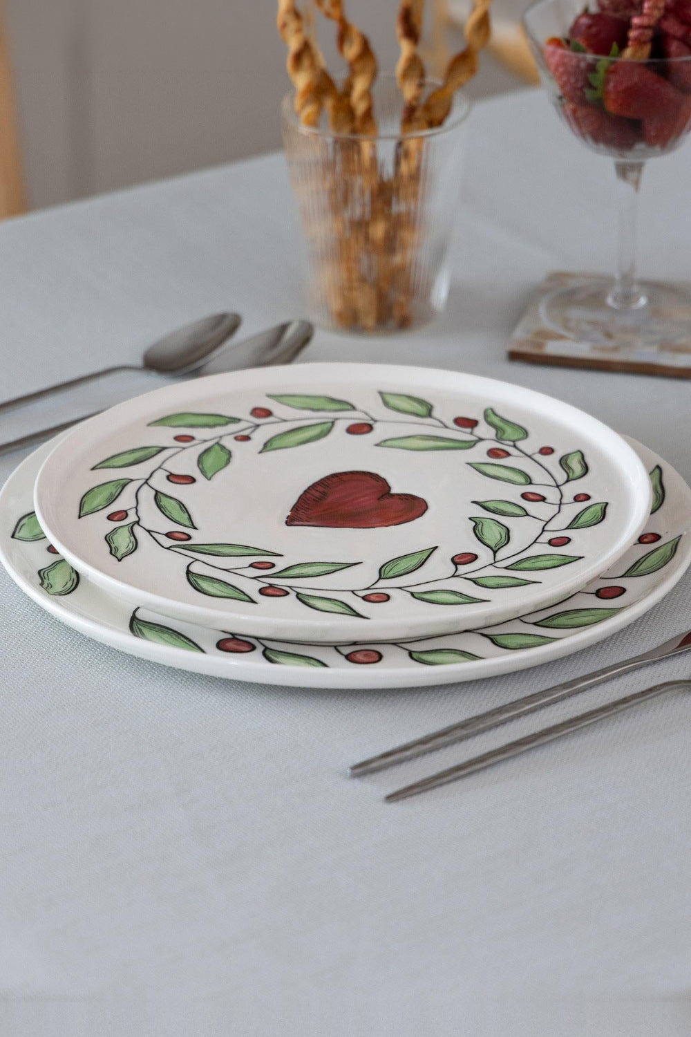 Luv Servis Tabağı 6'lı Set, 26 Cm - 1