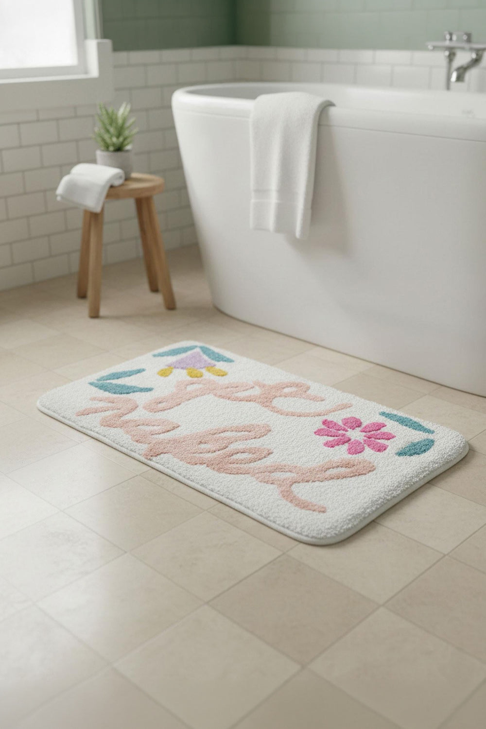 Get Naked Banyo Paspası, 60 × 100 Cm - 0