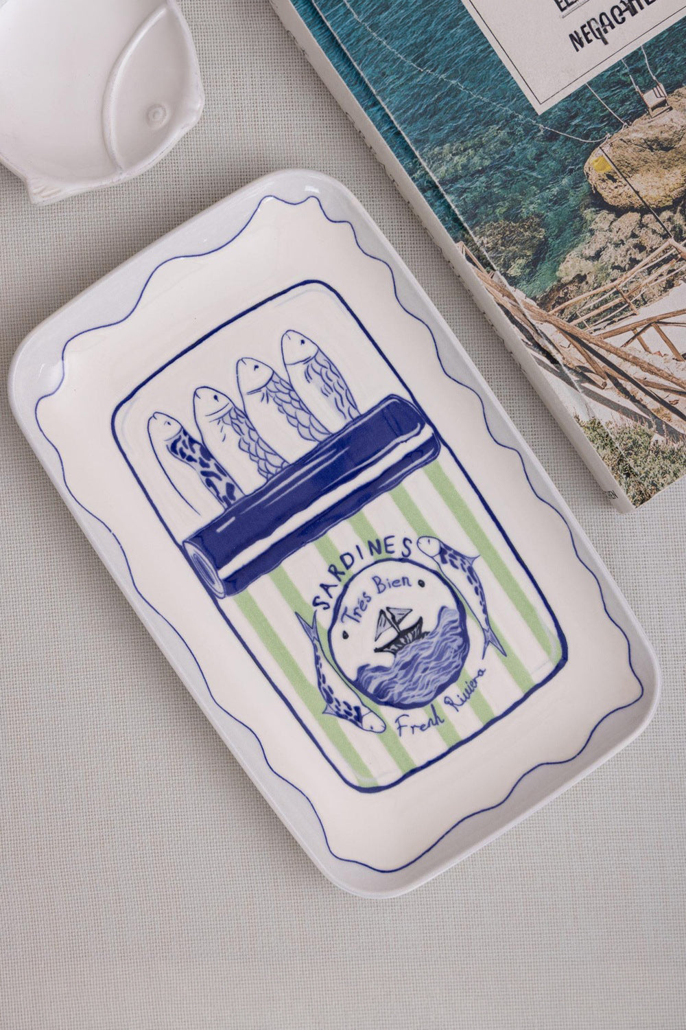 Italian Summer Dikdörtgen Servis Tabağı 31x20 Cm - 1