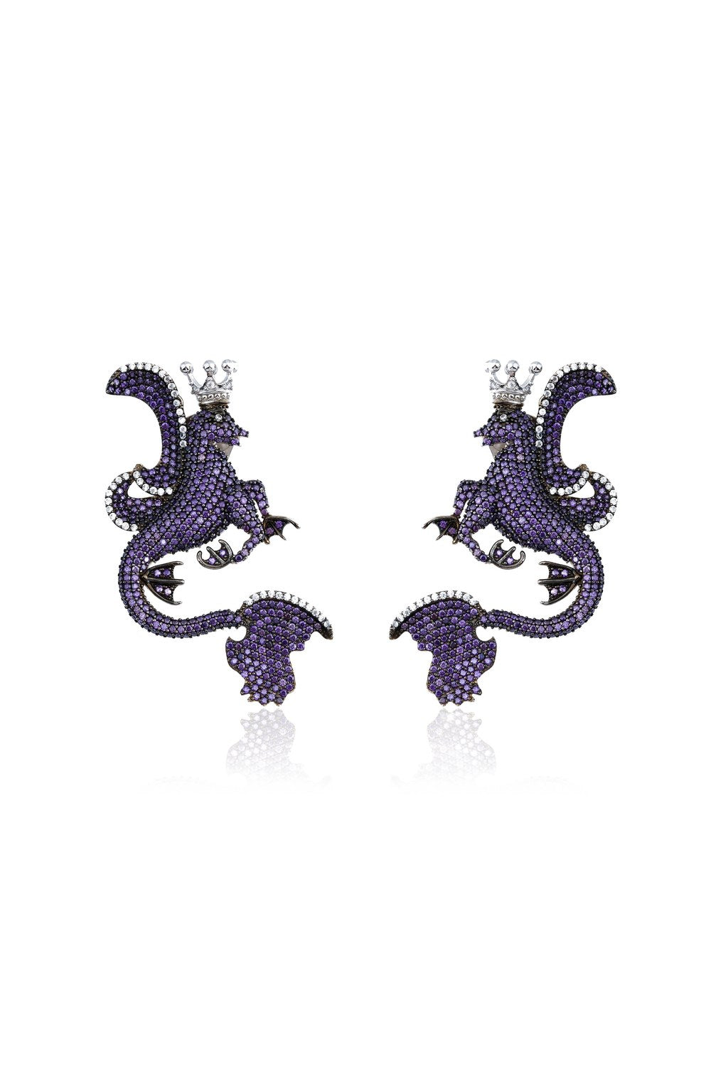 Secret Of Stamboul Mor Efsanevi Dragon Küpe - 0