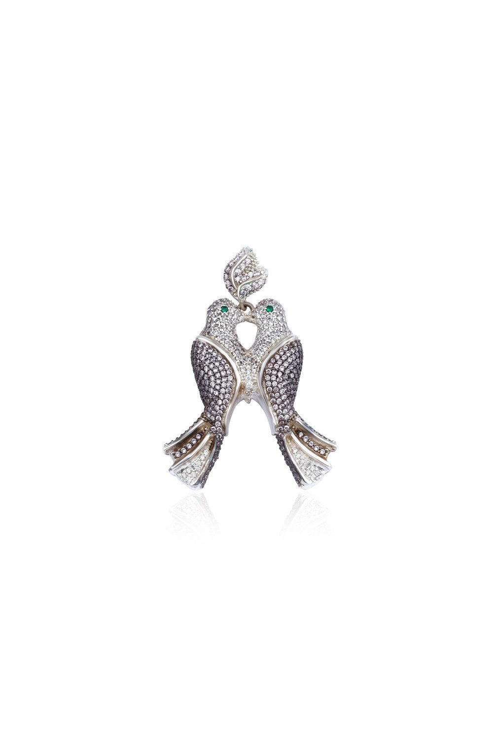Bird Of Love Pembe & White Kolye - 0