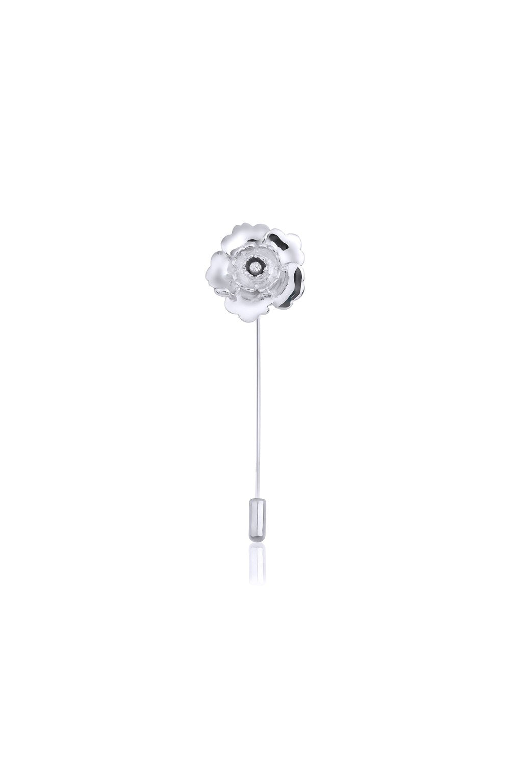 Infinity Flower Silver Yaka İğnesi - 0