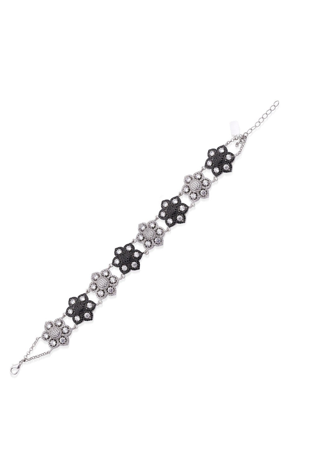 Red Carpet Cannes Siyah & Beyaz Choker Kolye - 0