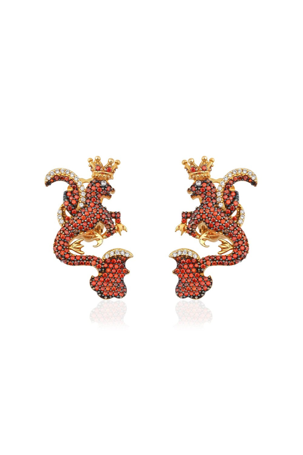 Baby Secret Of The Universe Garnet Kristal İkonik Küpe - 0