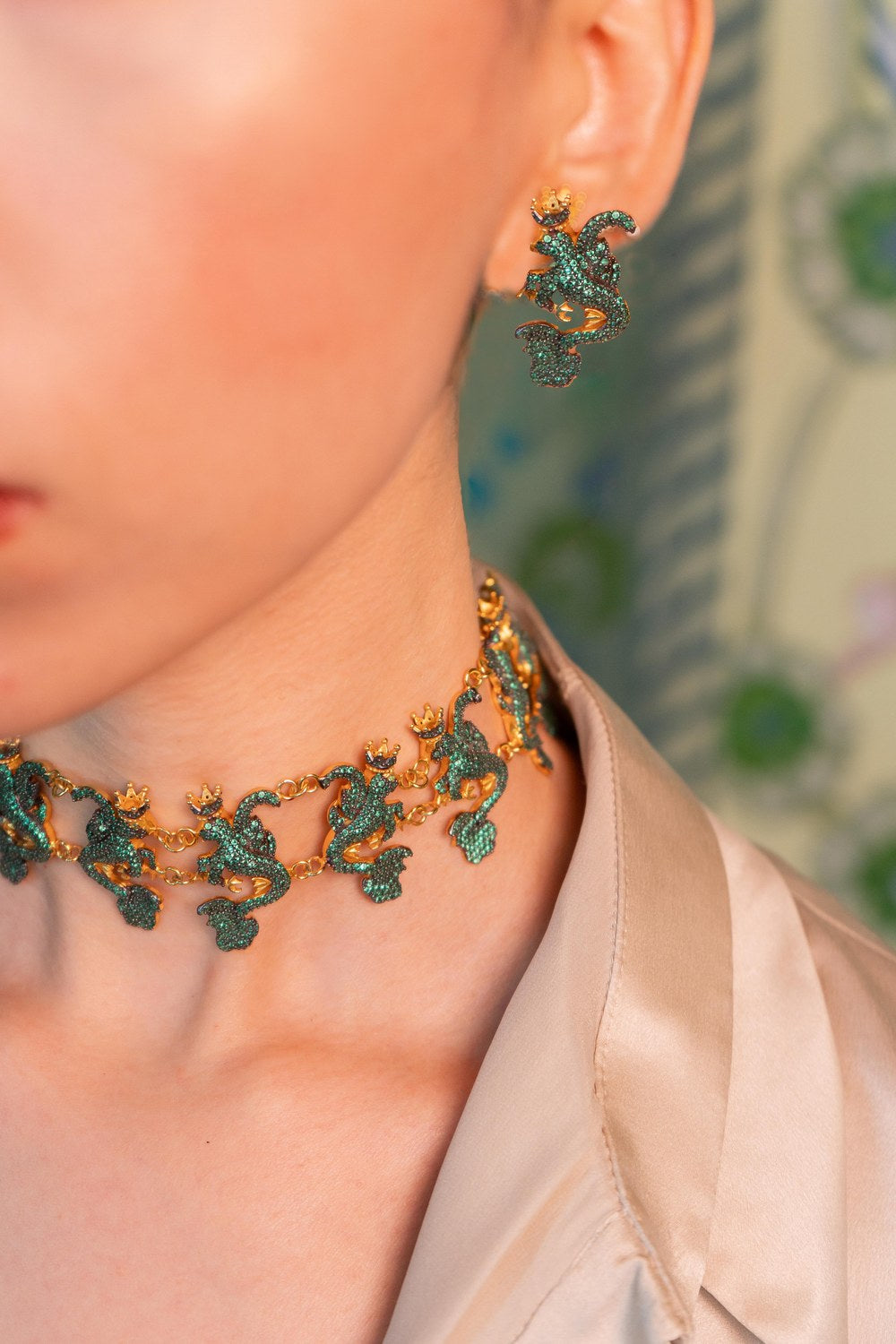 Jr. Secret Of The Universe Aqua Mitolojik Dragon Choker/Kolye - 1
