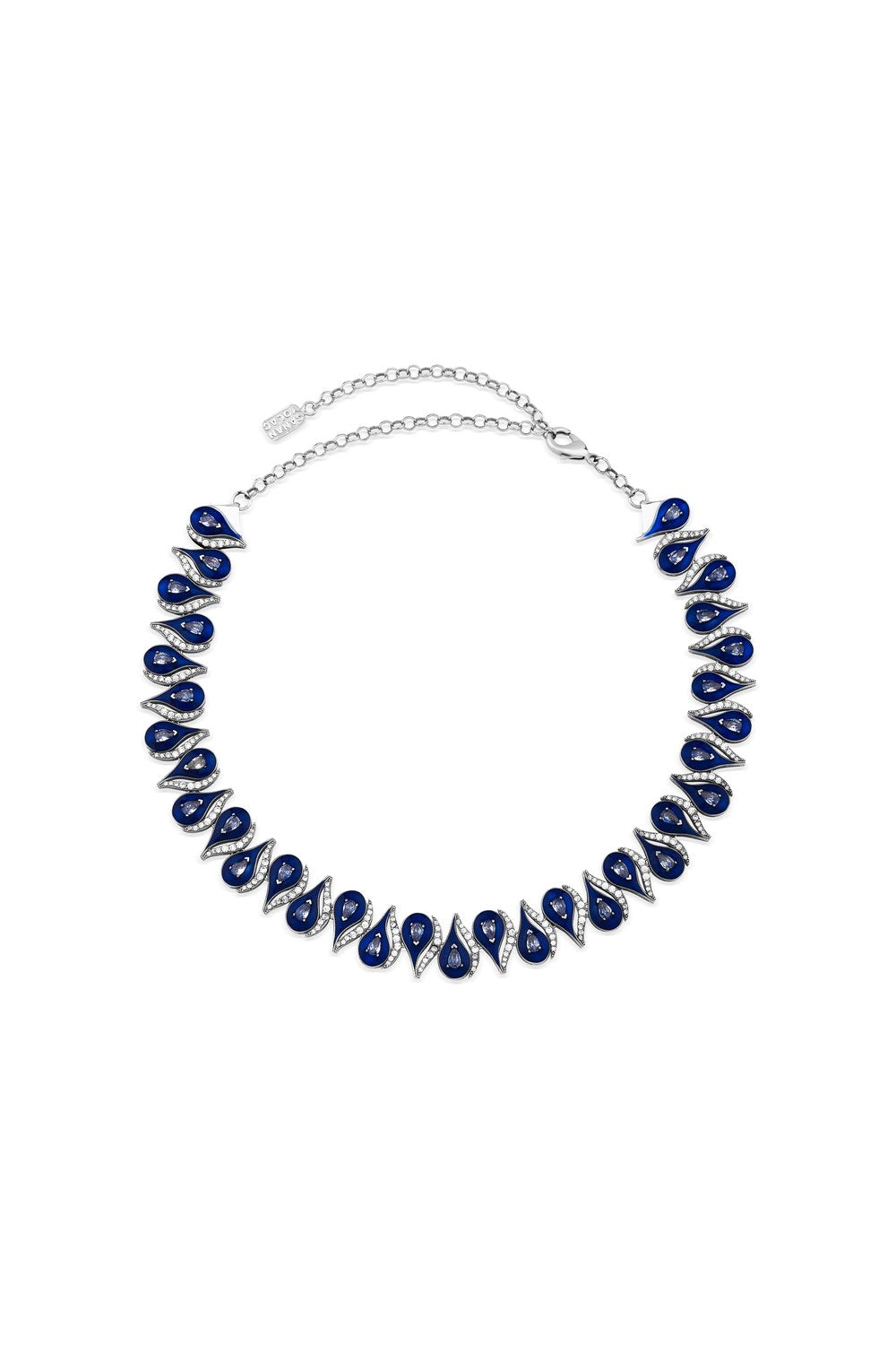 Cosmic Eye Lacivert Mineli Choker/Kolye - 0