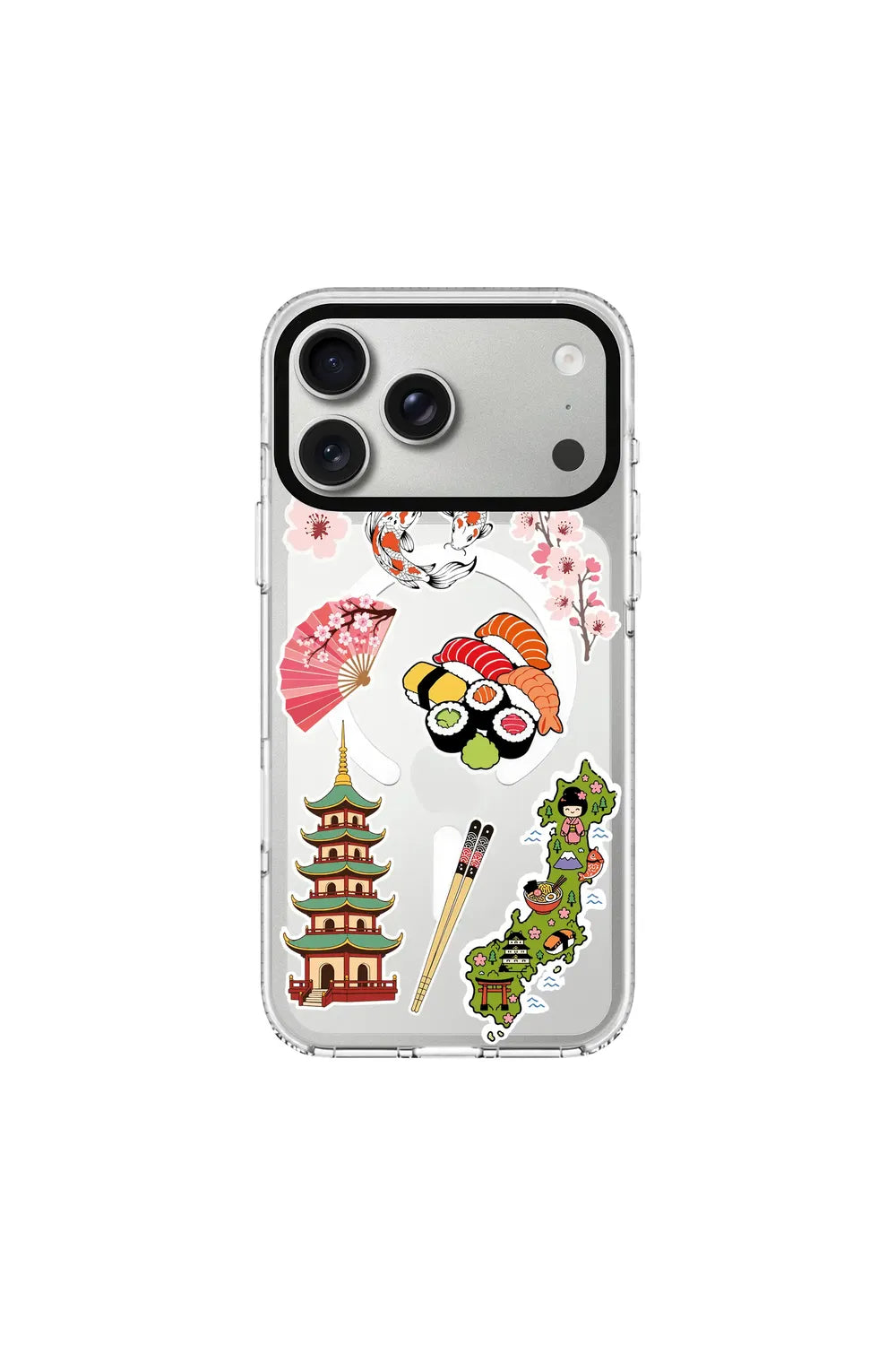 Koi Bento-Clear Kılıf Magsafe Özellikli - Iphone 17 Pro - 0