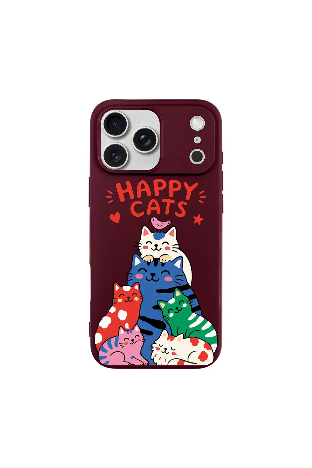 Happy Cats Ultra Silikon Kılıf, Iphone 17 - 0