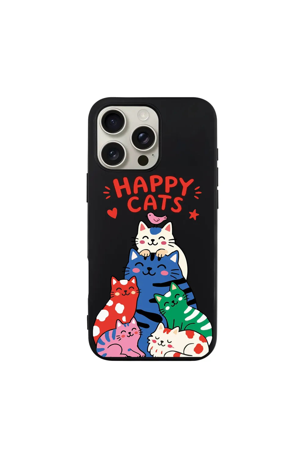 Happy Cats Ultra Silikon Kılıf, Iphone 16 - 3