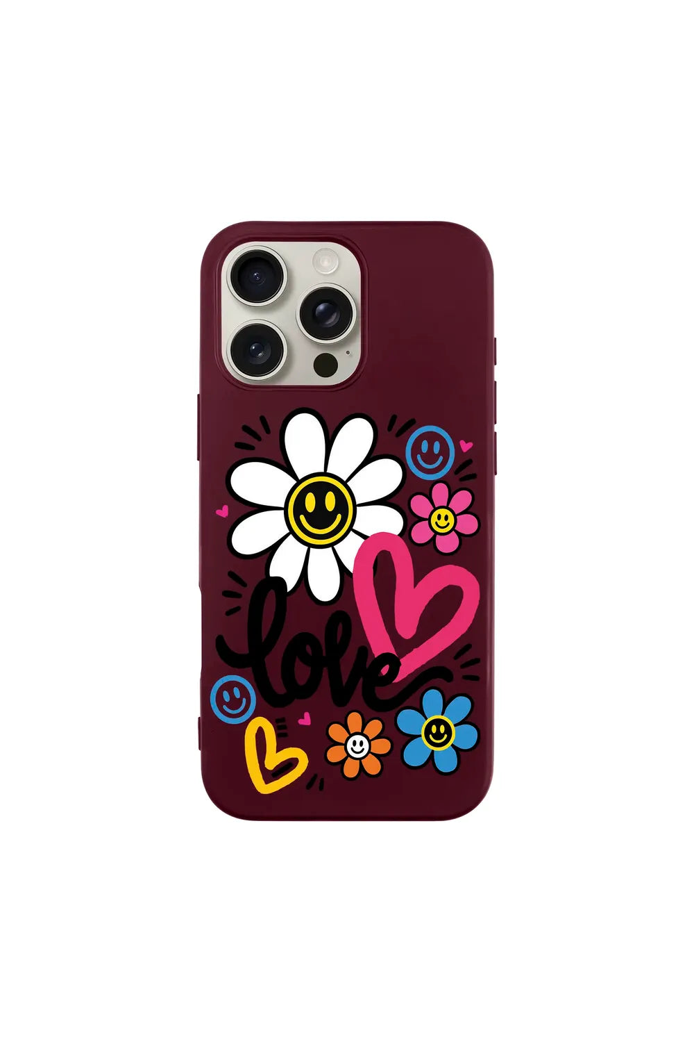Love Bloom Ultra Silikon Kılıf, Iphone 15 Pro Max - 0
