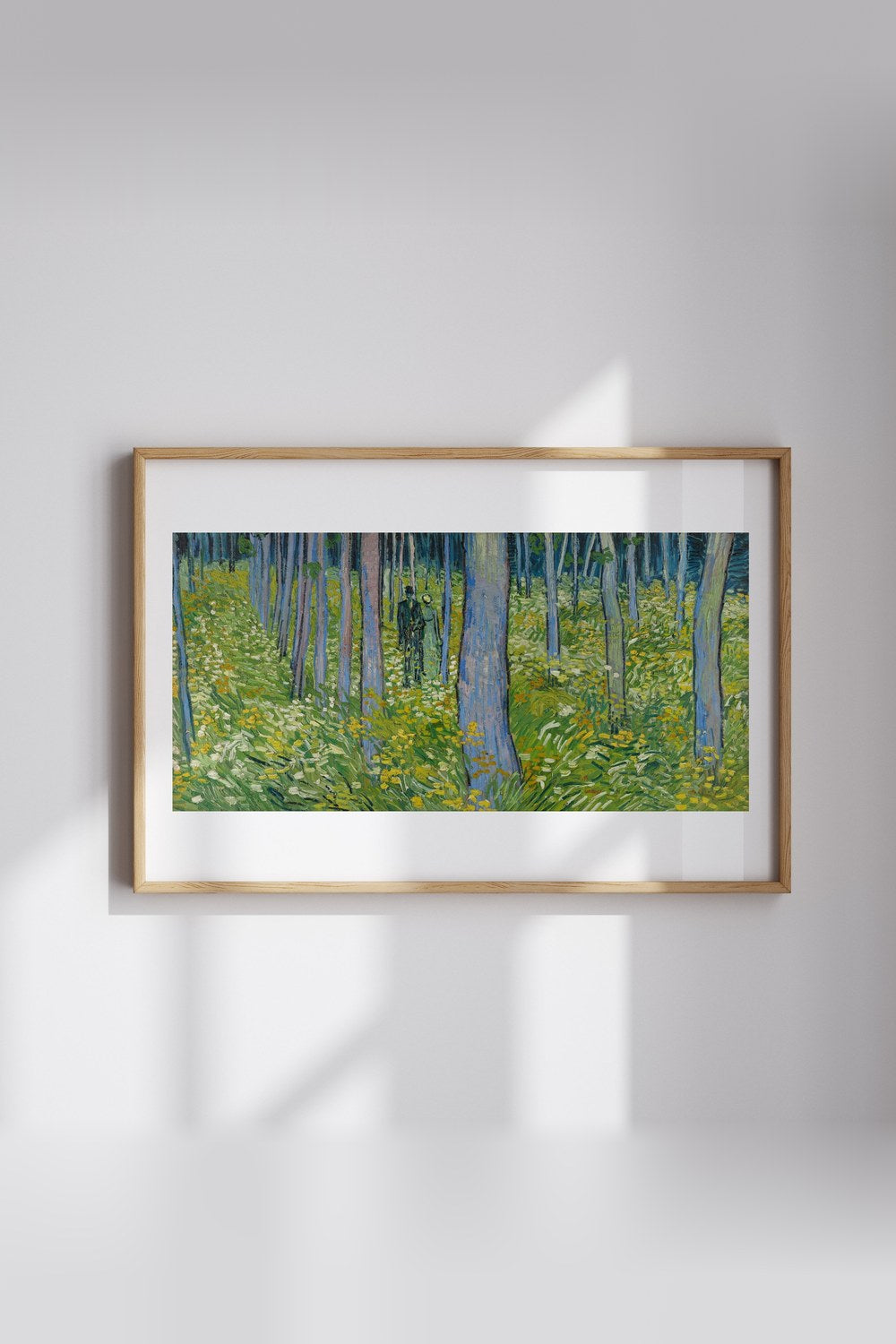 Vincent Van Gogh - İki Figürle Orman Altı - 4