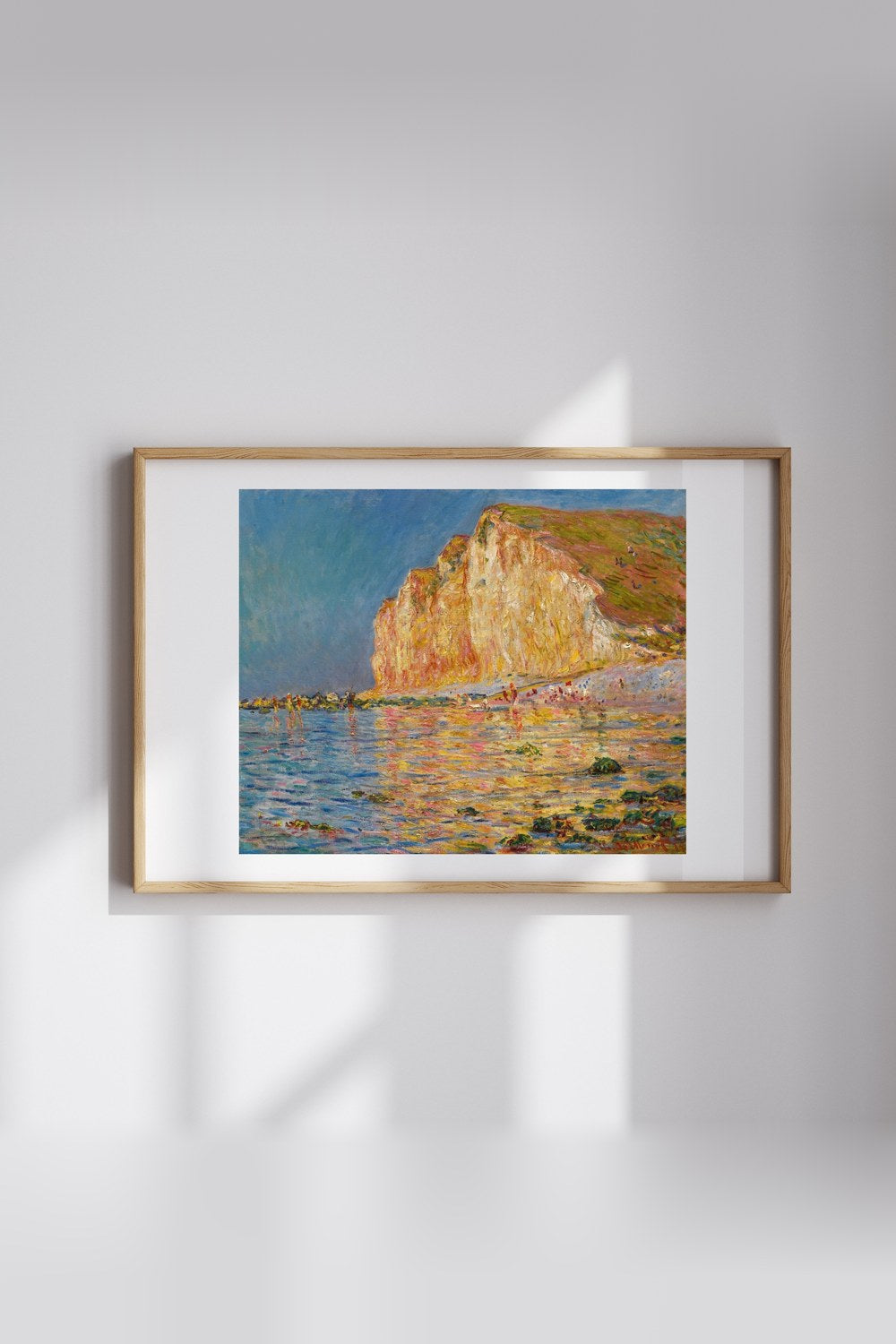 Claude Monet - Petites-Dalles'da Alçak Gelgit - 4